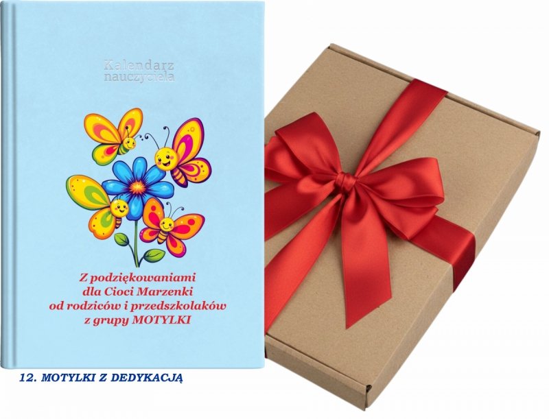 kalendarz dla nauczyciela na rok 2026/2027 z pudełkiem w komplecie