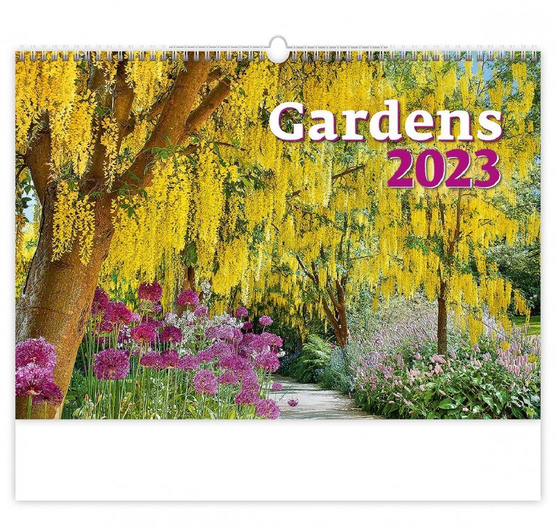Kalendarz ścienny wieloplanszowy Gardens 2023 - okładka