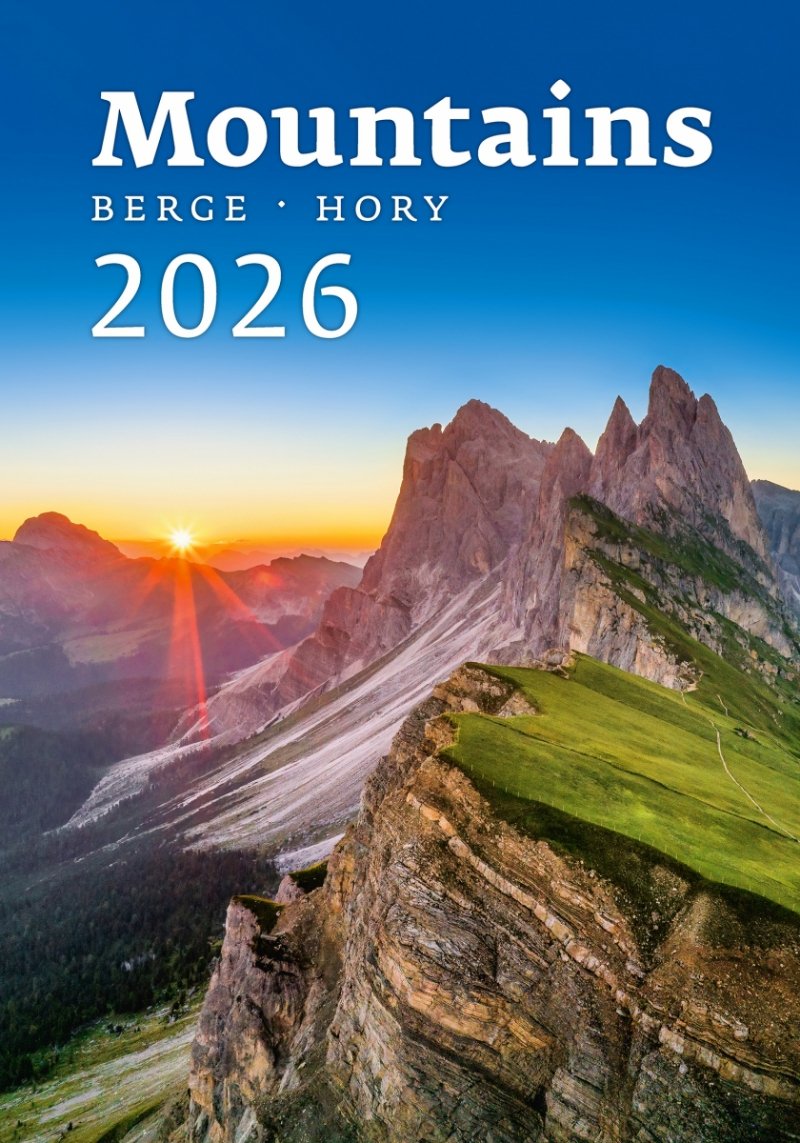 okładka kalendarza Mountains na rok 2026