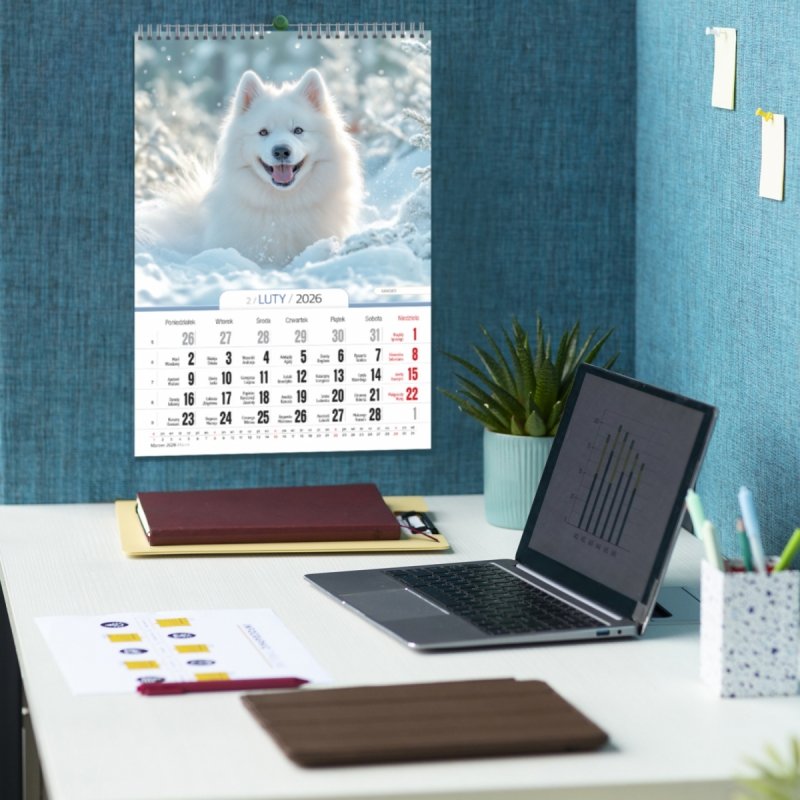 kalendarz na ścianę na rok 2026, na prezent