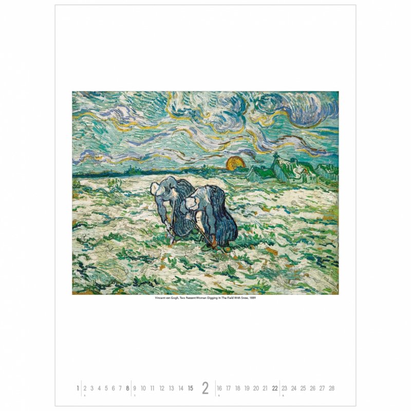 C02 Kalendarz ścienny wieloplanszowy Vincent Van Gogh 2026 Z NADRUKIEM