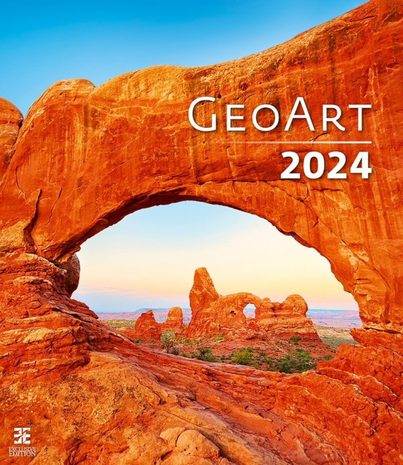 Kalendarz ścienny wieloplanszowy Geo Art 2024 - exclusive edition - okładka