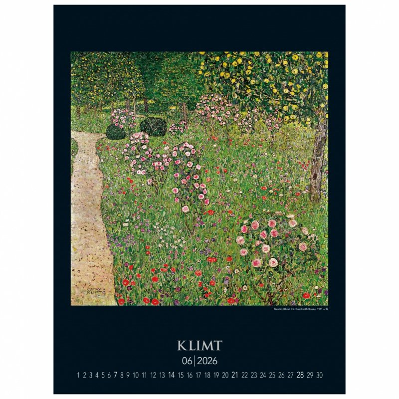C05 Kalendarz ścienny wieloplanszowy Gustav Klimt 2026