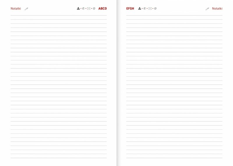 notes teleadresowy w kalendarzu dla nauczyciela na rok szkolny 2026/27