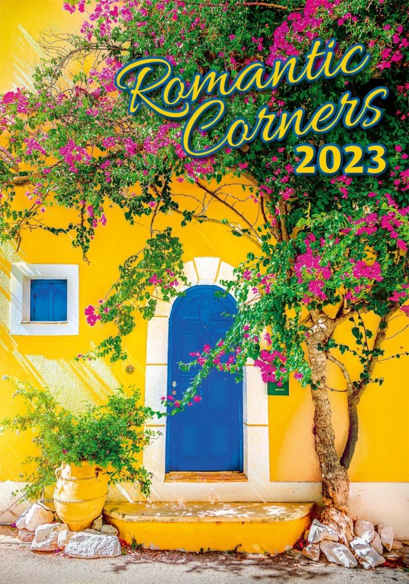 Kalendarz ścienny wieloplanszowy Romantic Corners 2023 - okładka 