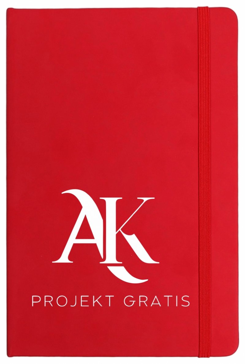 notes A5 z twoim logo na okładce