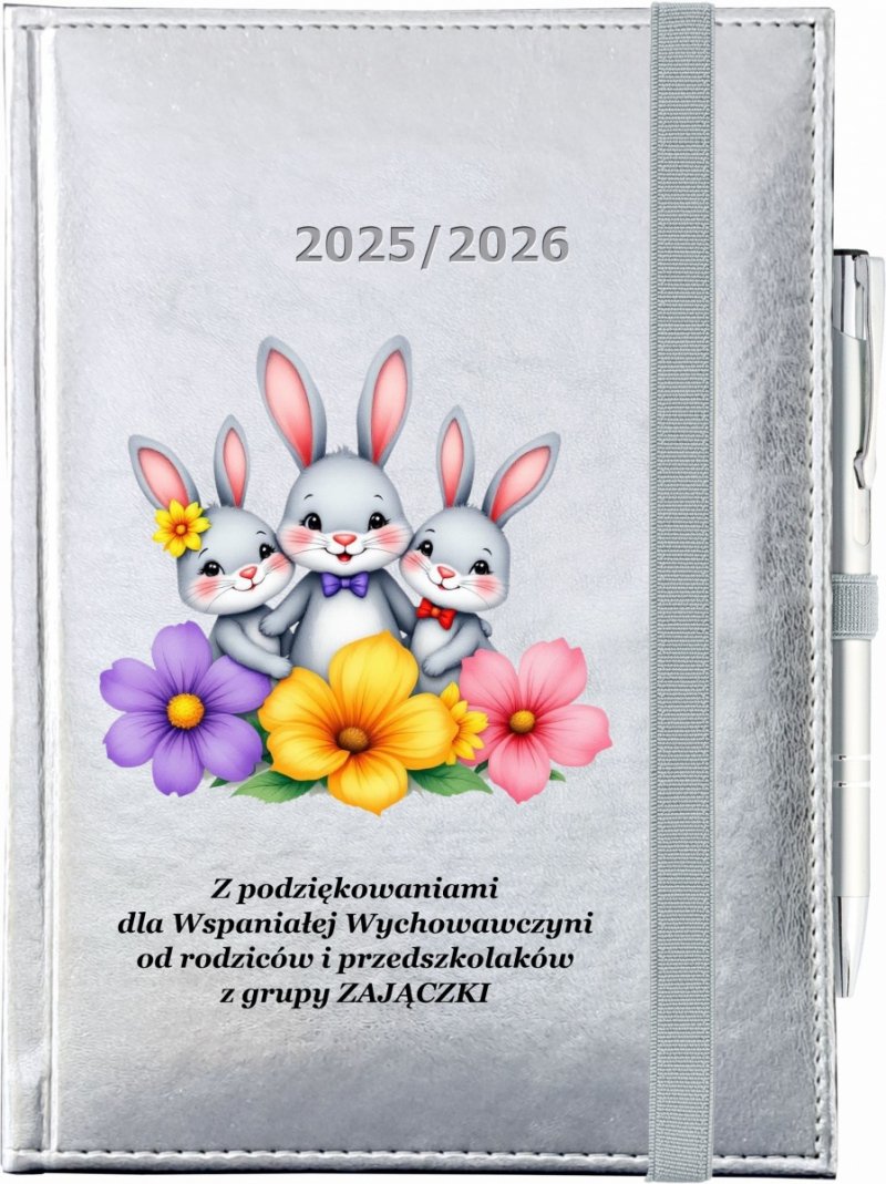 okładka kalendarza nauczyciela przedszkola z nadrukiem UV