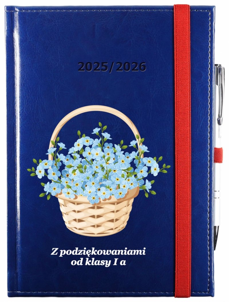 okładka kalendarza nauczyciela z nadrukiem UV