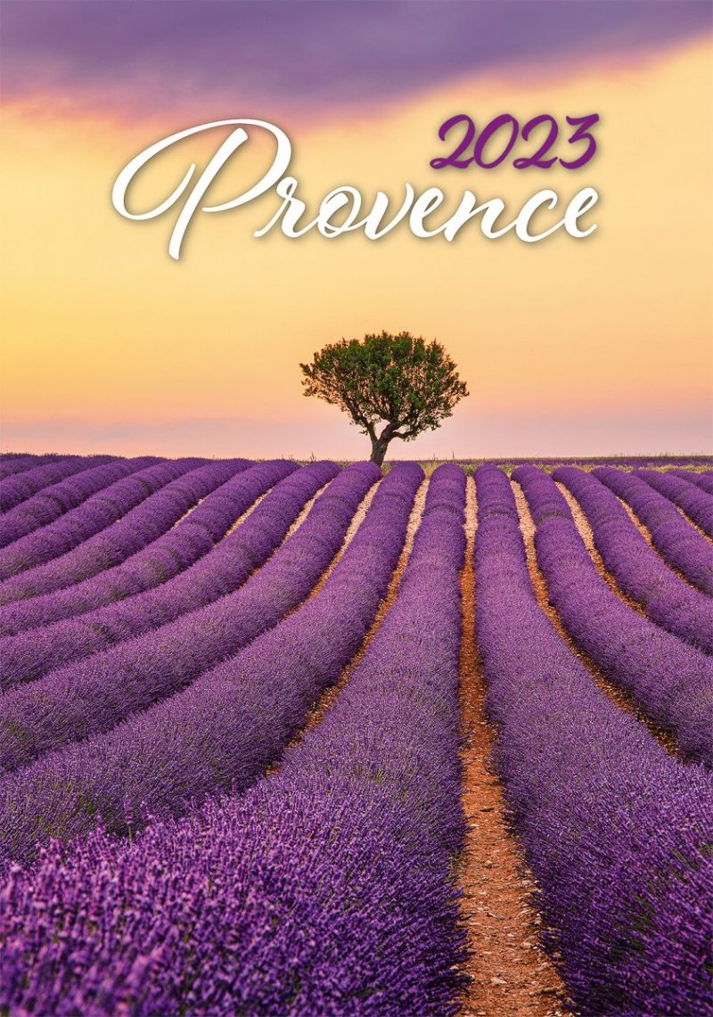 Kalendarz ścienny wieloplanszowy Provence 2023 - okładka 