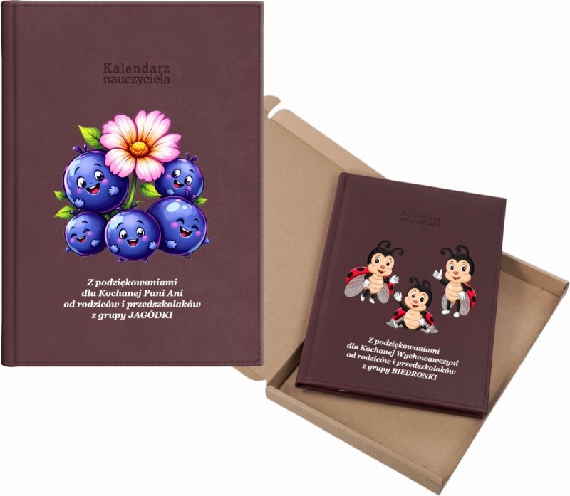 kalendarz dla nauczyciela na rok 2026/2027 z pudełkiem w komplecie