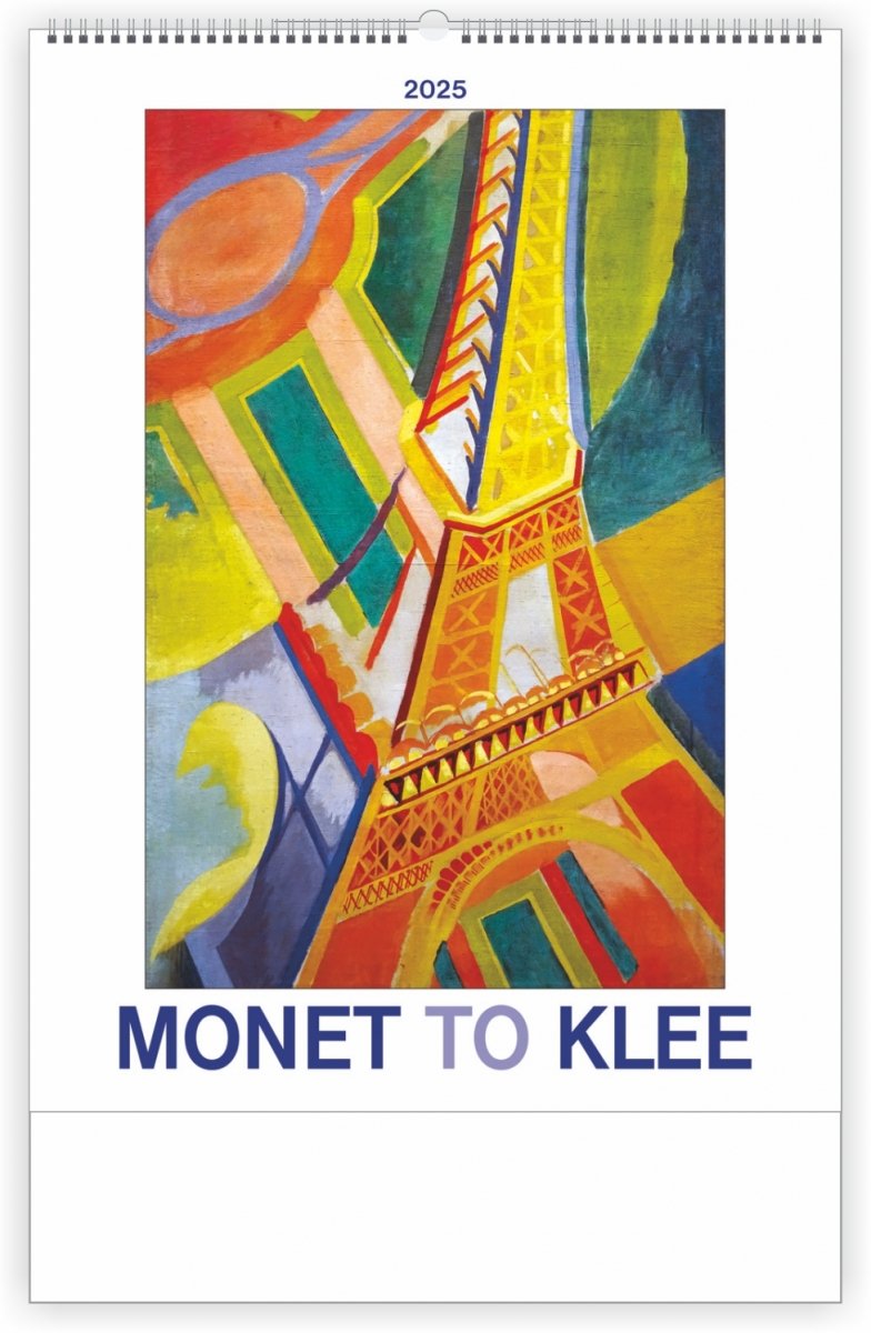 Kalendarz ścienny wieloplanszowy Monet to Klee 2025 - okładka