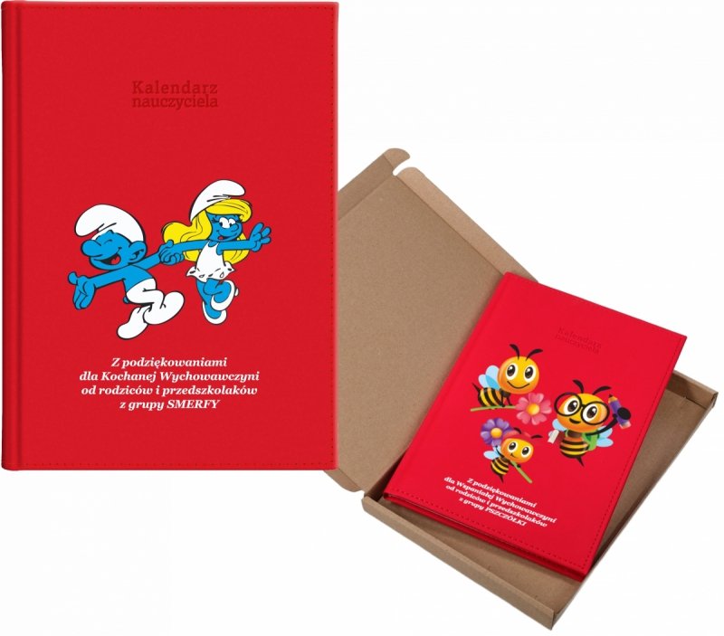 kalendarz dla nauczyciela na rok 2026/2027 z pudełkiem w komplecie