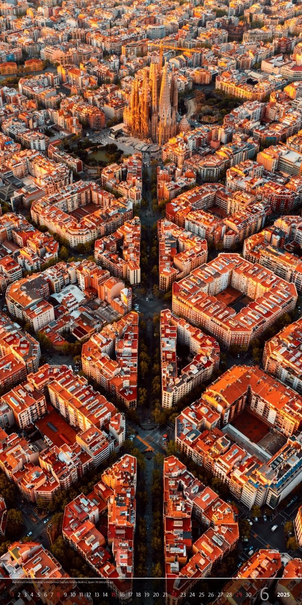 Kalendarz ścienny wieloplanszowy Verticalphoto 2025 - exclusive edition - czerwiec 2025