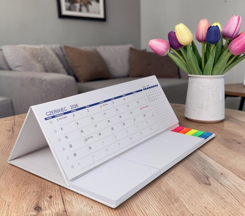 kalendarz do postawienia na biurku od czerwca '26 do czerwca '27