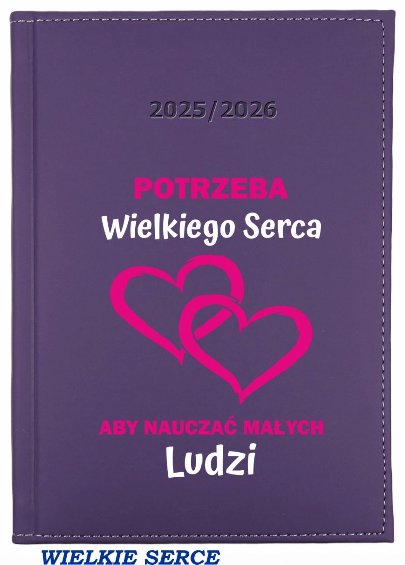 kalendarz nauczyciela z nadrukiem na okładce