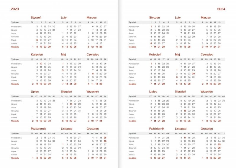 Kalendarz nauczyciela 2023/2024 A5 dzienny z długopisem oprawa zamykana na gumkę NEBRASKA srebrna (gumki szare) - ŻYRAFA