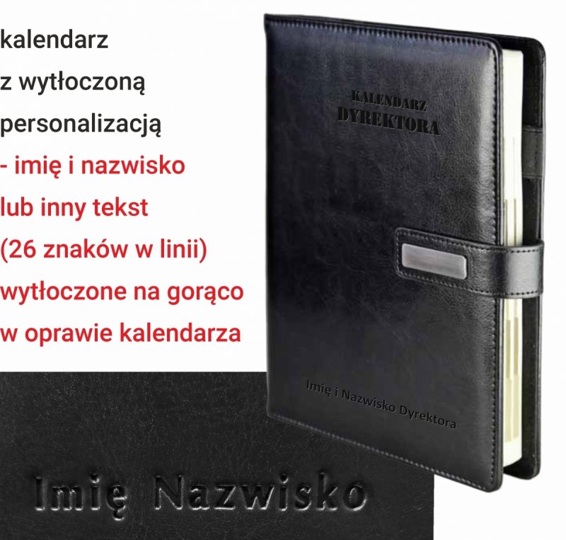kalendarz tygodniowy na rok 2025/2026 dla dyrektorów szkół z okładką wymienną wieloletnią
