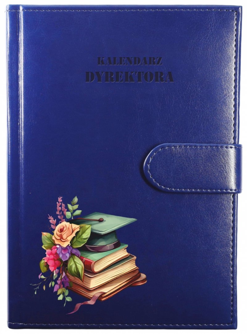 kalendarz dyrektora z zamykaniem na magnes A5 dzienny na rok szkolny 2026/2027