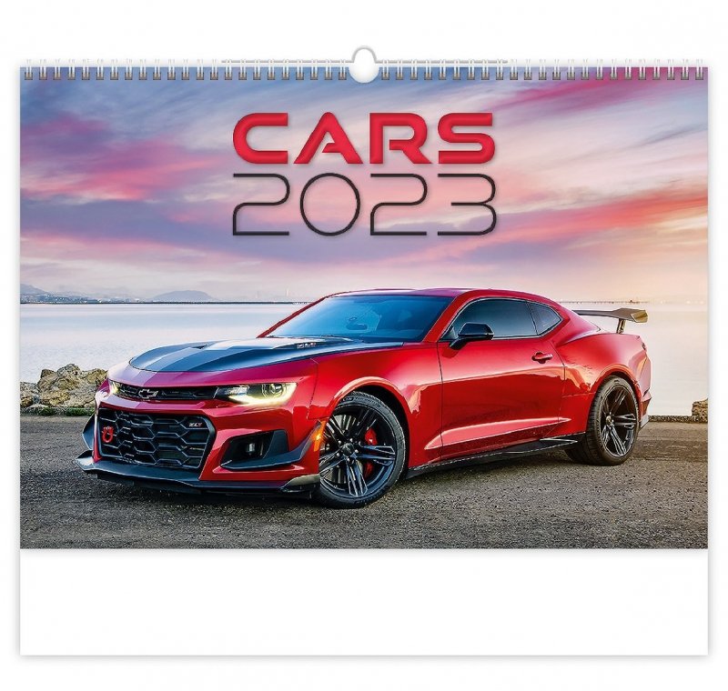 Kalendarz ścienny wieloplanszowy Cars 2023 - okładka