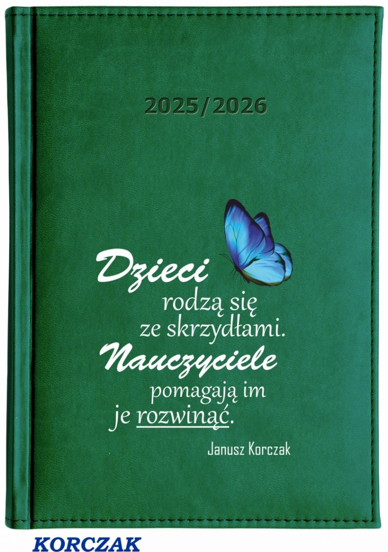 kalendarz nauczyciela z nadrukiem na okładce