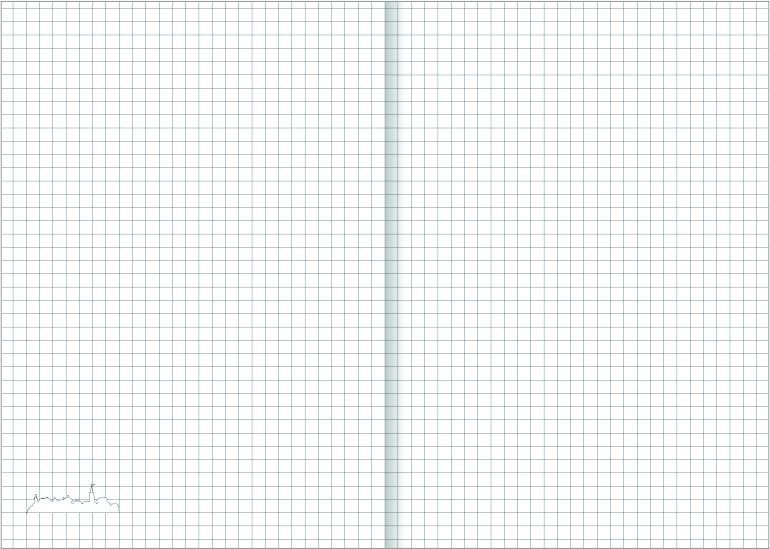 Notes A4 papier biały w kratkę - przykładowa kartka z notatnika