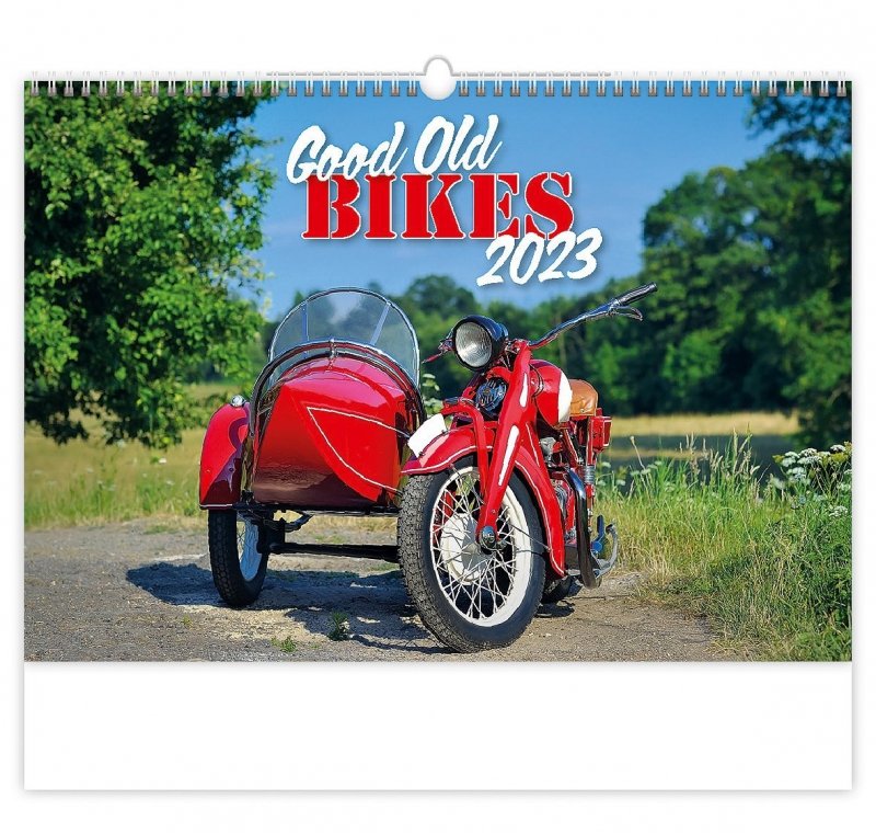 Kalendarz ścienny wieloplanszowy Good Old Bikes 2023 - okładka