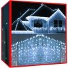 Lampki choinkowe  sople 300 LED zimny biały 31V kurtyna ozdoba domu