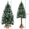 SZTUCZNA CHOINKA SOSNA OPRÓSZONA ŚNIEGIEM 180 cm 2w1 + STOJAK