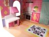 Domek-drewniany-dla-lalek-Różowa-Willa-70cm-LED-12