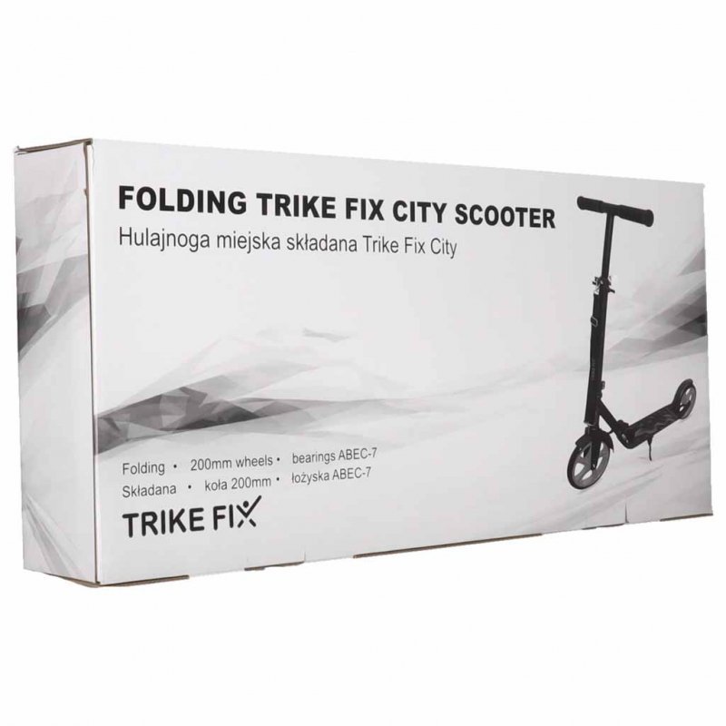 Hulajnoga miejska Trike Fix składana koła 200mm czarno-szara