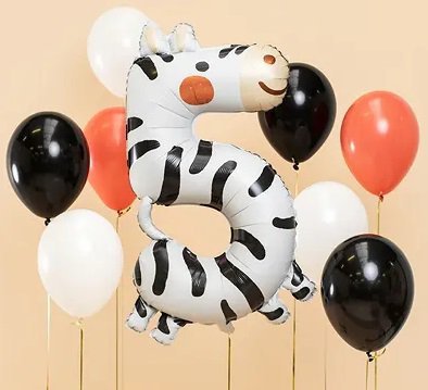 Balon-foliowy-urodzinowy-cyfra&quot;5&quot;-Zebra-68x98cm-1