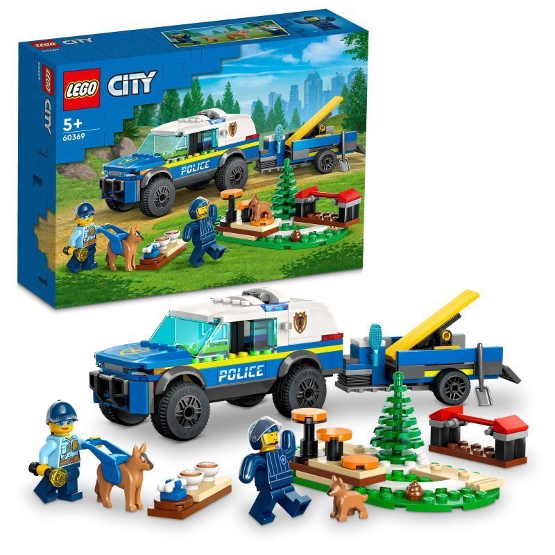 Klocki LEGO CITY Szkolenie Psów Policyjnych W Terenie 