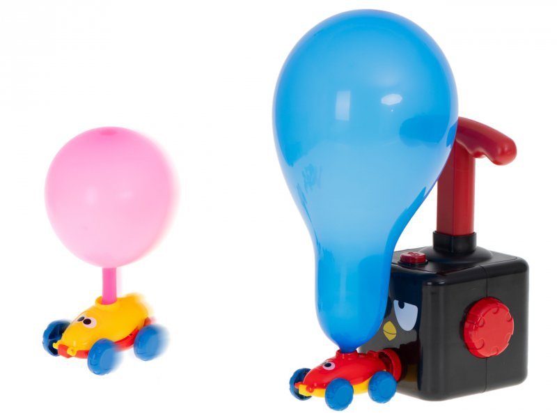 Samochód aerodynamiczny wyrzutnia balonów ptak