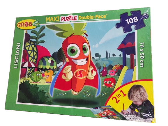 Puzzle dwustronne: Maxi 108el. - Carotina 70x50cm