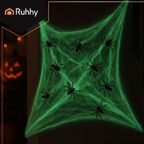 Pajęczyna świecąca w ciemności hallowen
