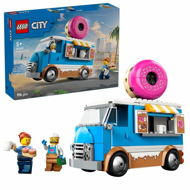  LEGO 60452 CITY Mobilna pączkarnia 196el