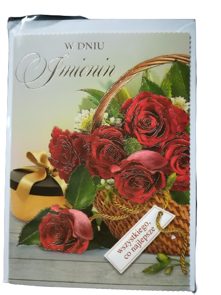 KARNET OKOLICZNOŚCIOWY kartka imieninowa