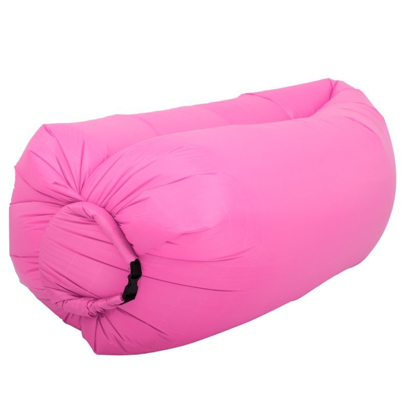 Lazy-Bag-AIR-SOFA-materac-LEŻAK-na-POWIETRZE-jasny róż-3