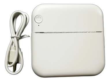 Drukarka-mini-termiczna-do-zdjęć-etykiet+kabel-USB-kwadratowa-1