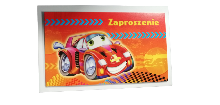 Zaproszenie na urodziny imieniny itp. auta