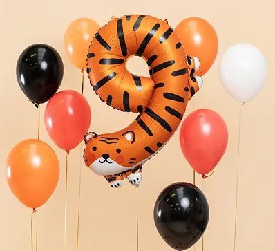 Balon-foliowy-urodzinowy-cyfra&quot;9&quot;-Tygrys-64x87cm-1