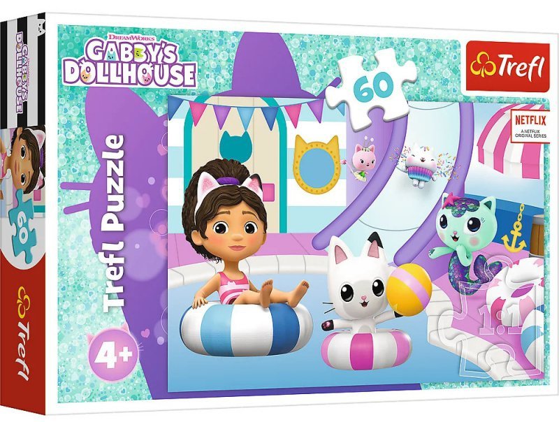 Puzzle 60el. - Gabi na basenie