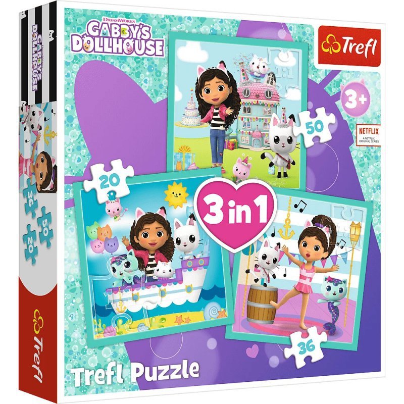 Puzzle 3w1 - Aktywności Gabi
