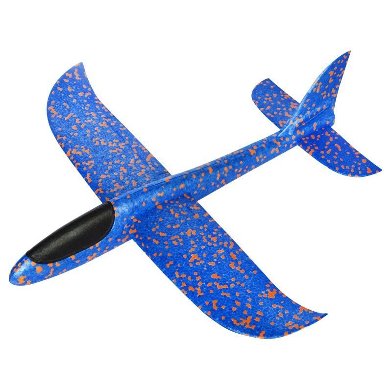 Szybowiec Samolot styropianowy niebieski 47x49cm