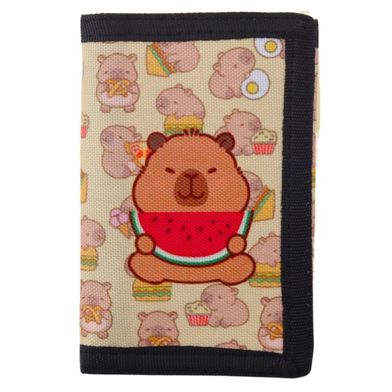 Portfelik Dziecięcy  Na Rzep z Karabińczykiem Kapibara Z Arbuzem