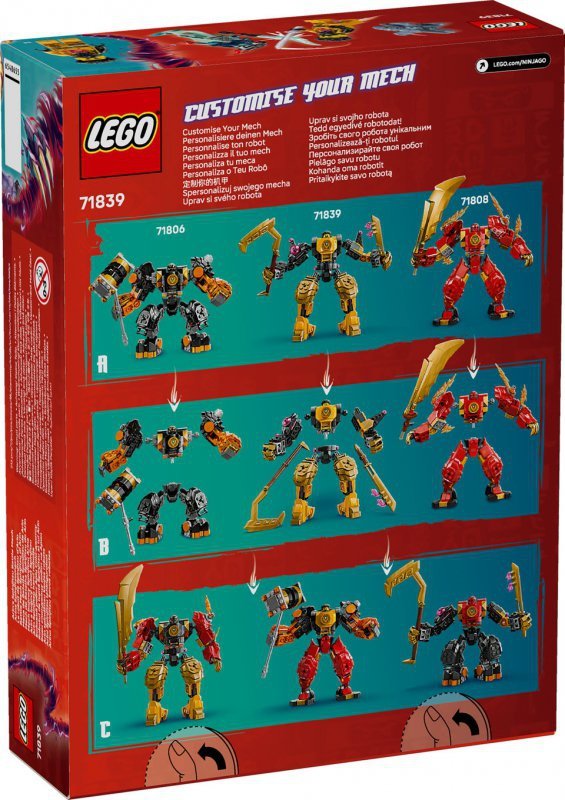 Klocki Lego Mech Bojowy Spinjitzu Arina