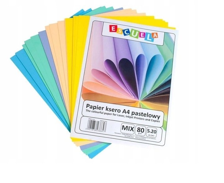 Papier-ksero-biurowy-A4-100kartek-pastelowe 