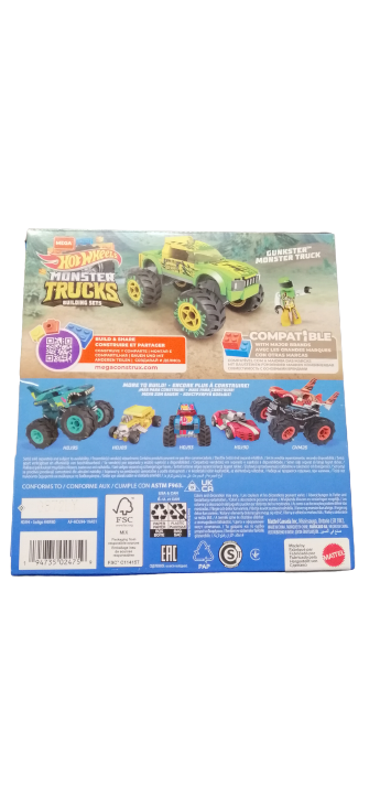 klocki Hot Wheels Monster Trucks 69 el 5+