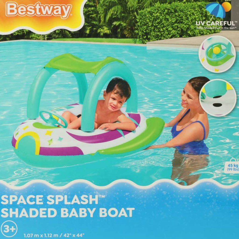 Kółko do pływania dla niemowląt koło pontonik dla dzieci dmuchany z siedziskiem samochód auto z kierownicą 3+ 45kg