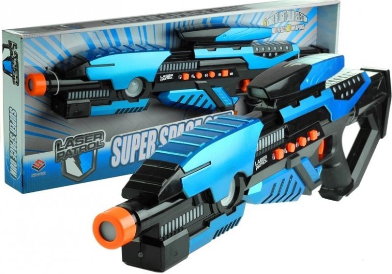 Kosmiczny Pistolet 5 Kolorów Światła LED Dźwięk 57cm
